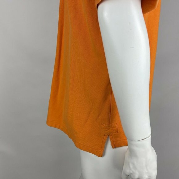 Orvis Signature Polo Shirt Short Sleeve Heavy Cotton Stretch Collared Top Mens L - Picture 6 of 8